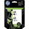 HP 65 Ink Cartridges - Black, Tri-color, 2 Cartridges (T0A36AN)