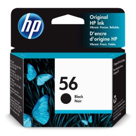 HP 56 Black Original Ink Cartridge (C6656AN)