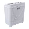 Compact Twin Tub with Built-in Drain Pump XPB35-ZK35 14.3(7.7 6.6)lbs Semi-automatic Gray Cover Washing Machine