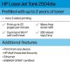 HP LaserJet Tank 2504dw Wireless Black-and-White Laser Printer with up to 5,000 pages