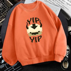 Man New Fleece Sweatshirts Avatar The Last Airbender (Option: Orange-XL)